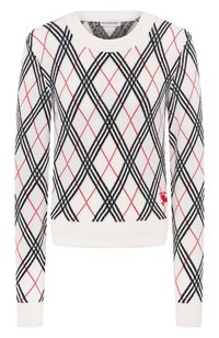 Хлопковый пуловер Burberry