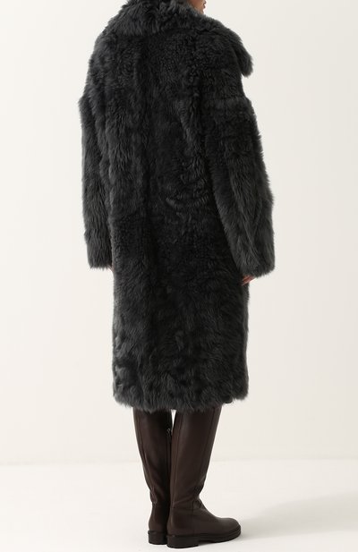 Шуба прямого кроя из овчины TOM FORD, арт. CPF627-FUX039, фото 4