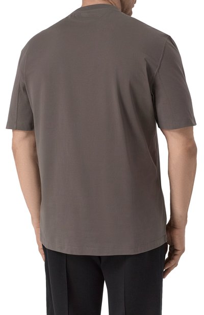 Хлопковая футболка BRUNELLO CUCINELLI, арт. M0B138440, фото 4