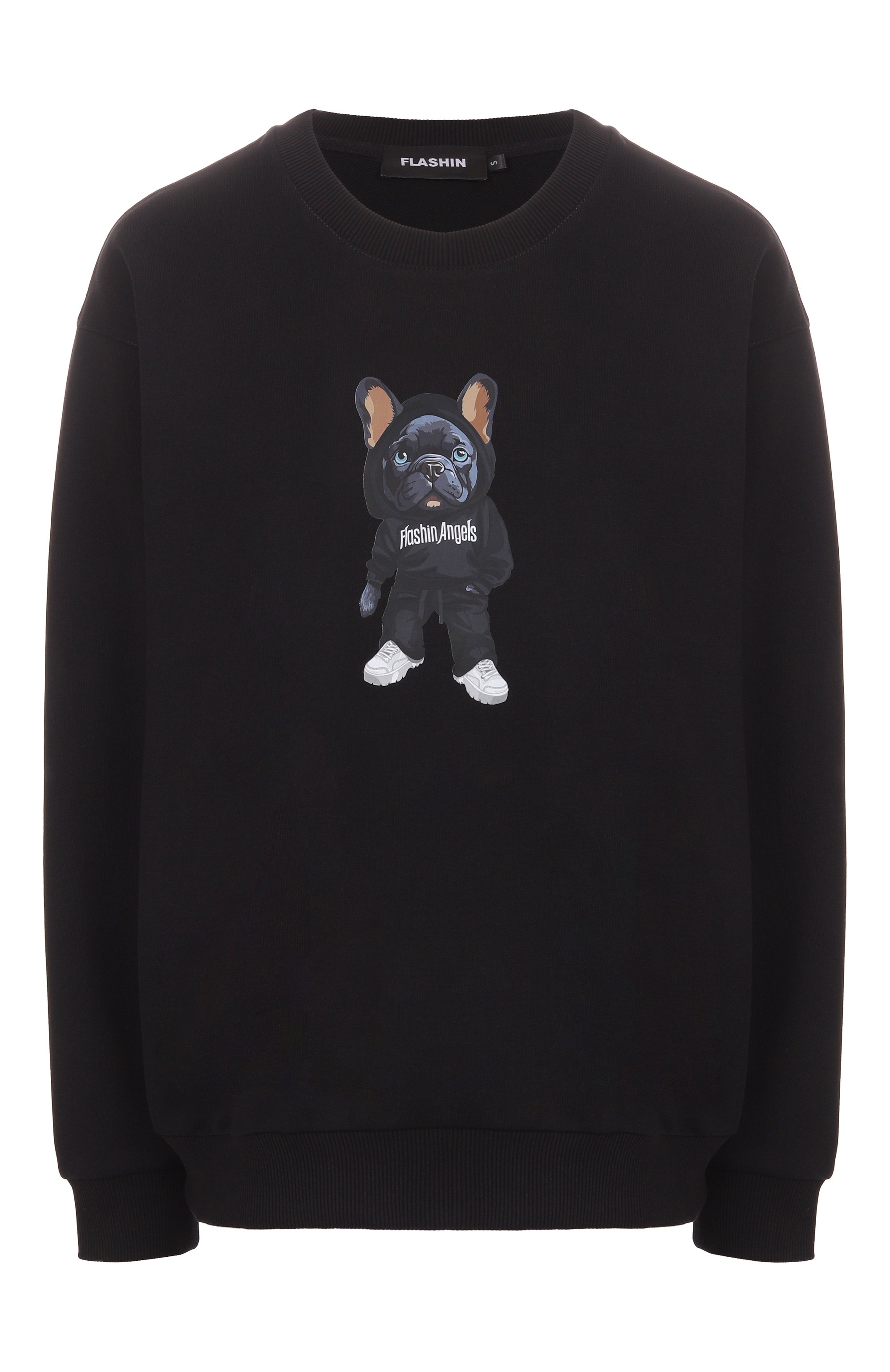 Хлопковый свитшот FLASHIN, арт. FS25SDOB, фото 1