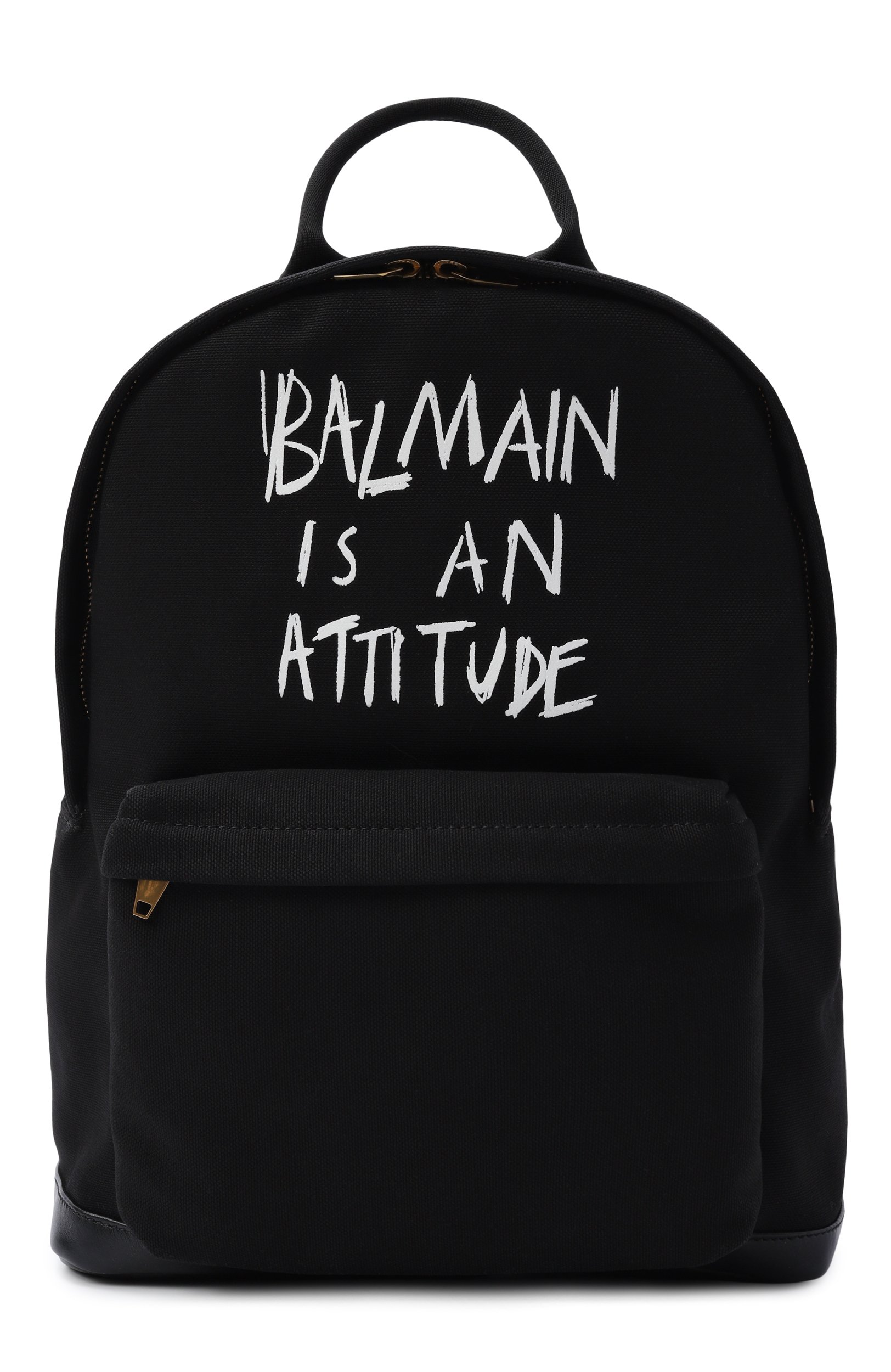 Рюкзак BALMAIN черного цвета по цене 62300 руб., арт. BZ0I26, фото 1 Рюкзак BALMAIN, арт. BZ0I26, фото 1