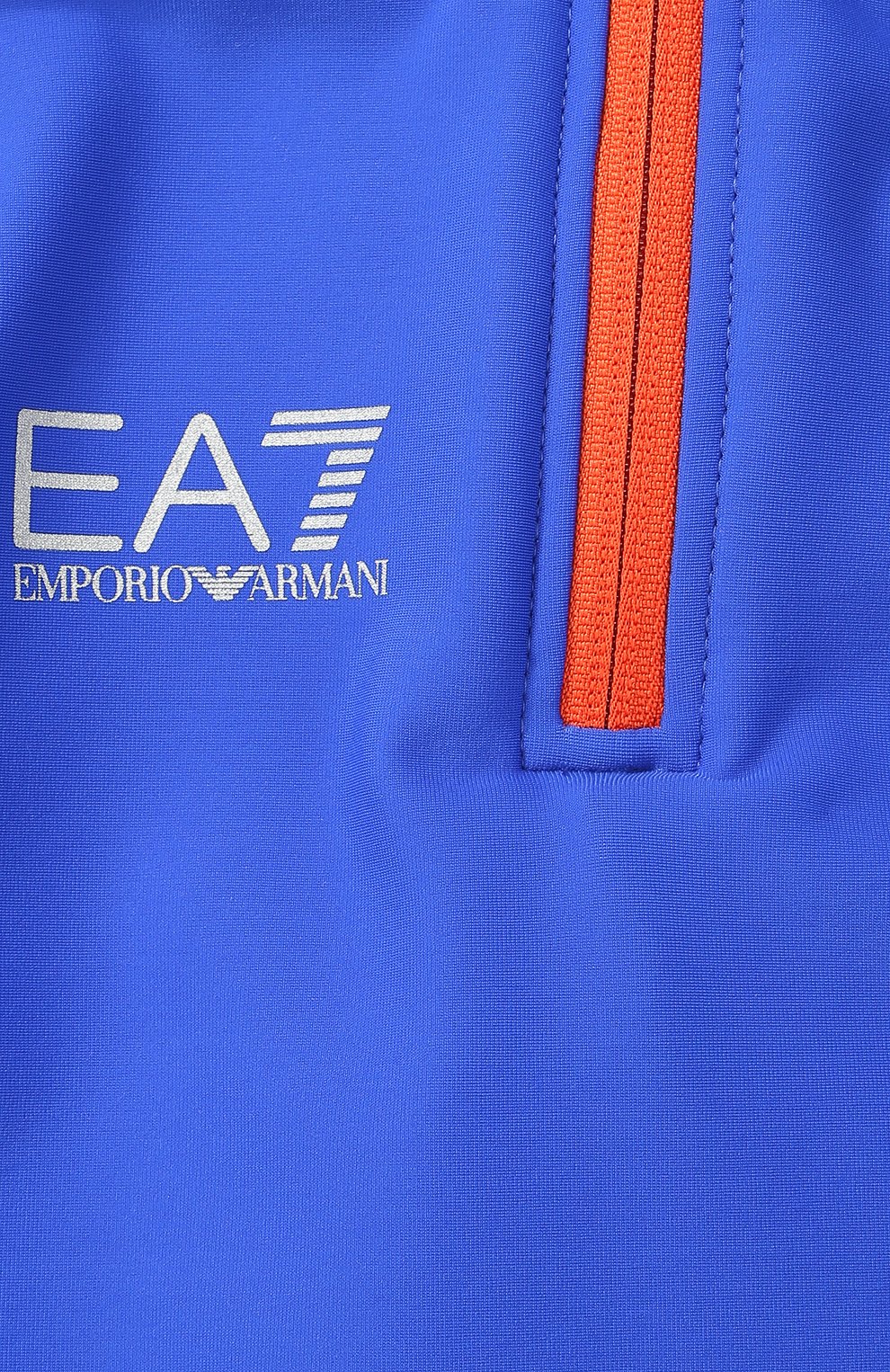 Толстовка с высоким горлом и контрастной прострочкой EA7, арт. 6YBM63/BJ35Z, фото 3