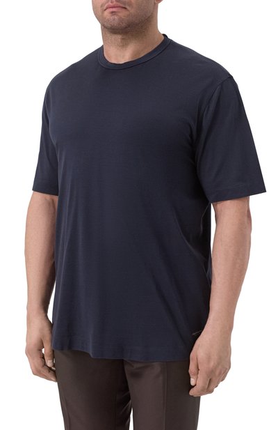 Футболка из хлопка и шелка CORTIGIANI, арт. 2A6630, фото 3