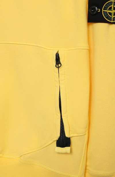 Хлопковый свитшот STONE ISLAND желтого цвета по цене 20550 руб., арт. 761660142/4, фото 3 Хлопковый свитшот STONE ISLAND, арт. 761660142/4, фото 3