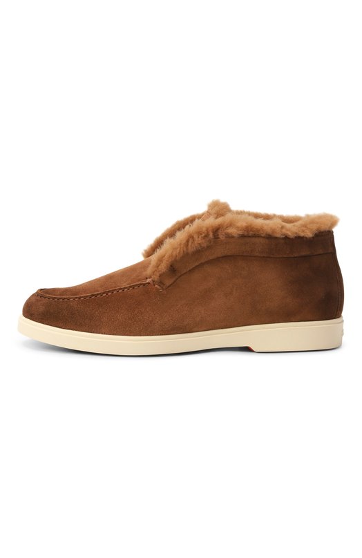 Замшевые ботинки Santoni WUYG58457TISAU0F Коричневый  WUYG58457TISAU0F Фото 4