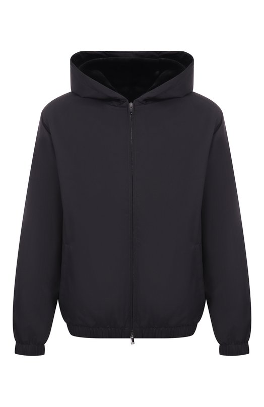 Пуховый бомбер с подкладкой из норки MVST FTECK-ME5635-4V Синий FTECK-ME5635-4V