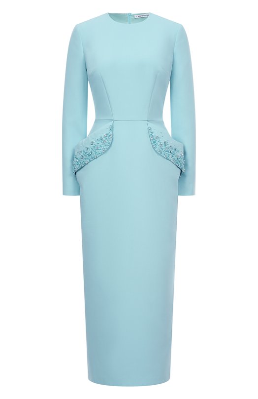 Платье с отделкой бисером Leffers 22\2.52.45.15.05 Голубой 22\2.52.45.15.05