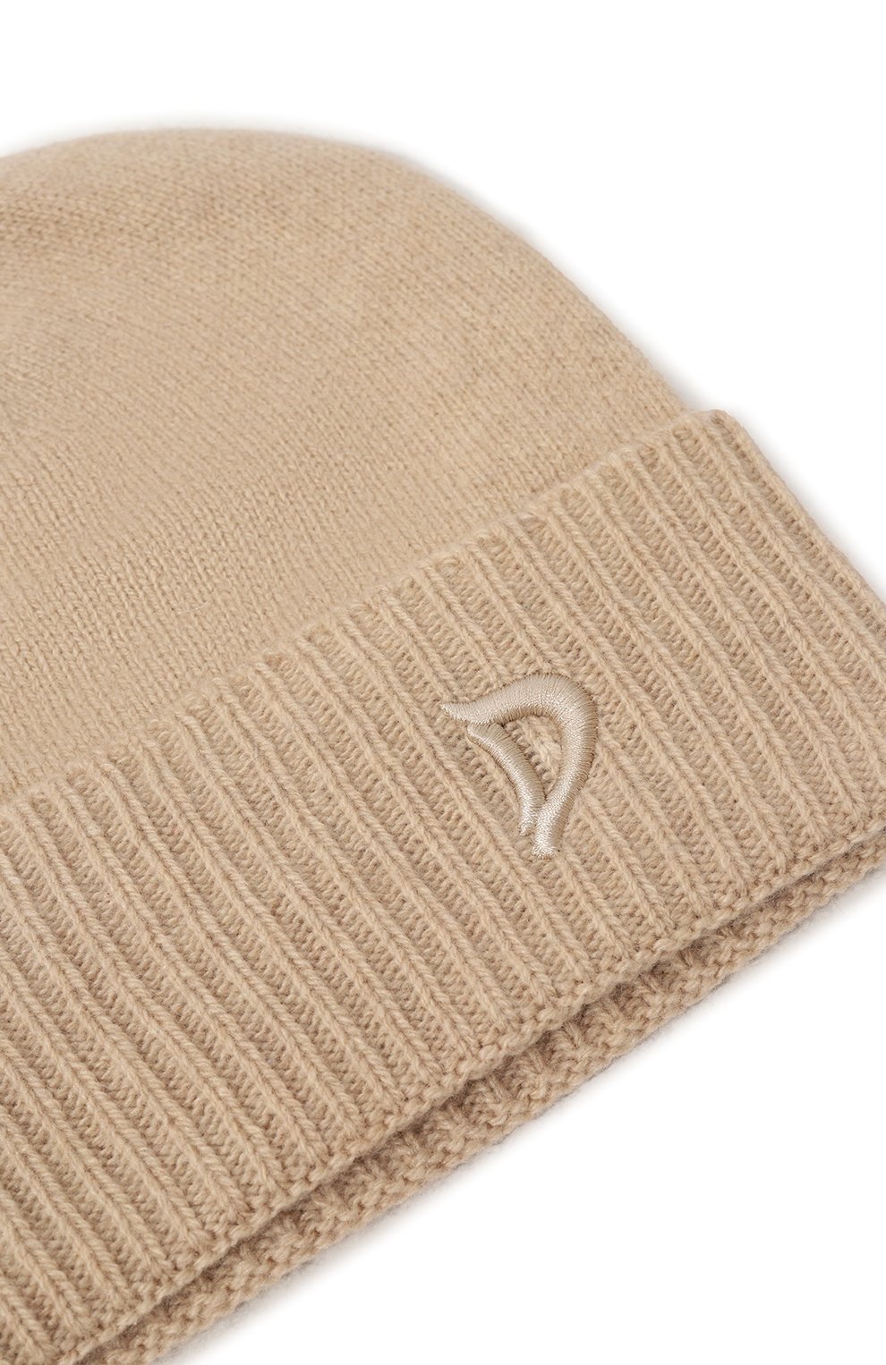 Кашемировая шапка DONDUP кремового цвета по цене 12950 руб., арт. WQ133/Y00480D XXX DD W23, фото 4 Кашемировая шапка DONDUP, арт. WQ133/Y00480D XXX DD W23, фото 4