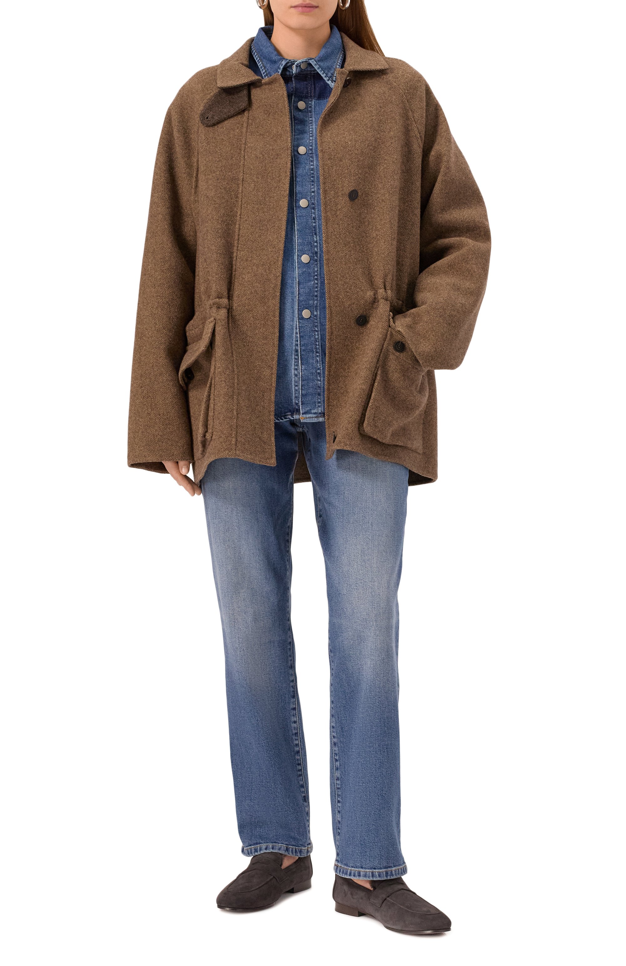 Замшевые пенни-лоферы BOUGEOTTE, арт. FLS-SUCSVK/SHEAINP-METGRE, фото 2