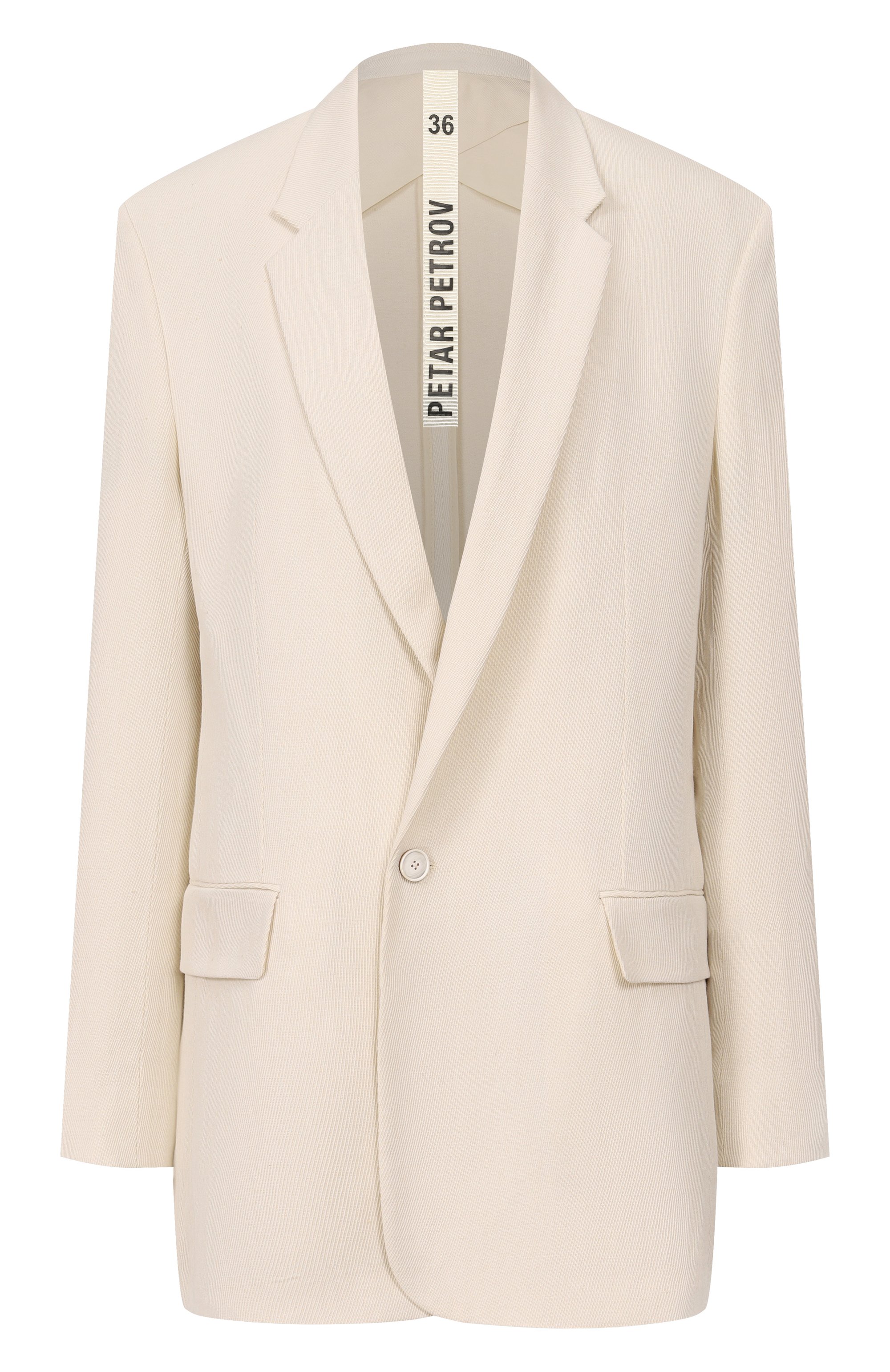 Жакет из вискозы и льна PETAR PETROV, арт. S26TJ8, фото 1