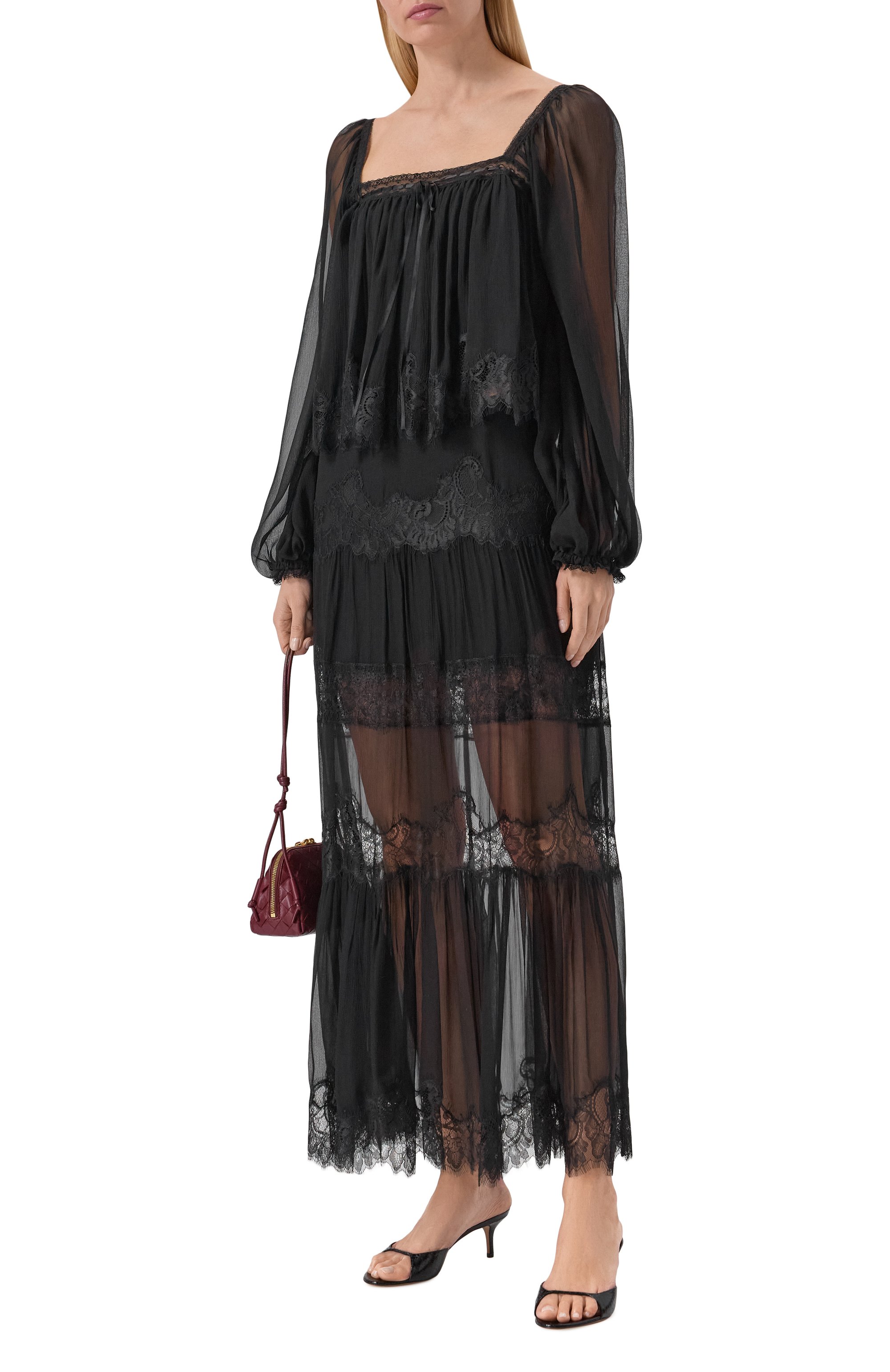 Шелковая блузка LOVE SHACK FANCY, арт. T1532-3311, фото 2