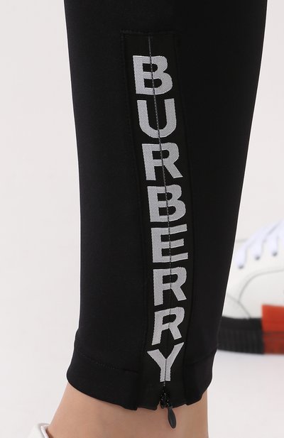 Легинсы BURBERRY черного цвета по цене 49150 руб., арт. 8018928, фото 5 Легинсы BURBERRY, арт. 8018928, фото 5
