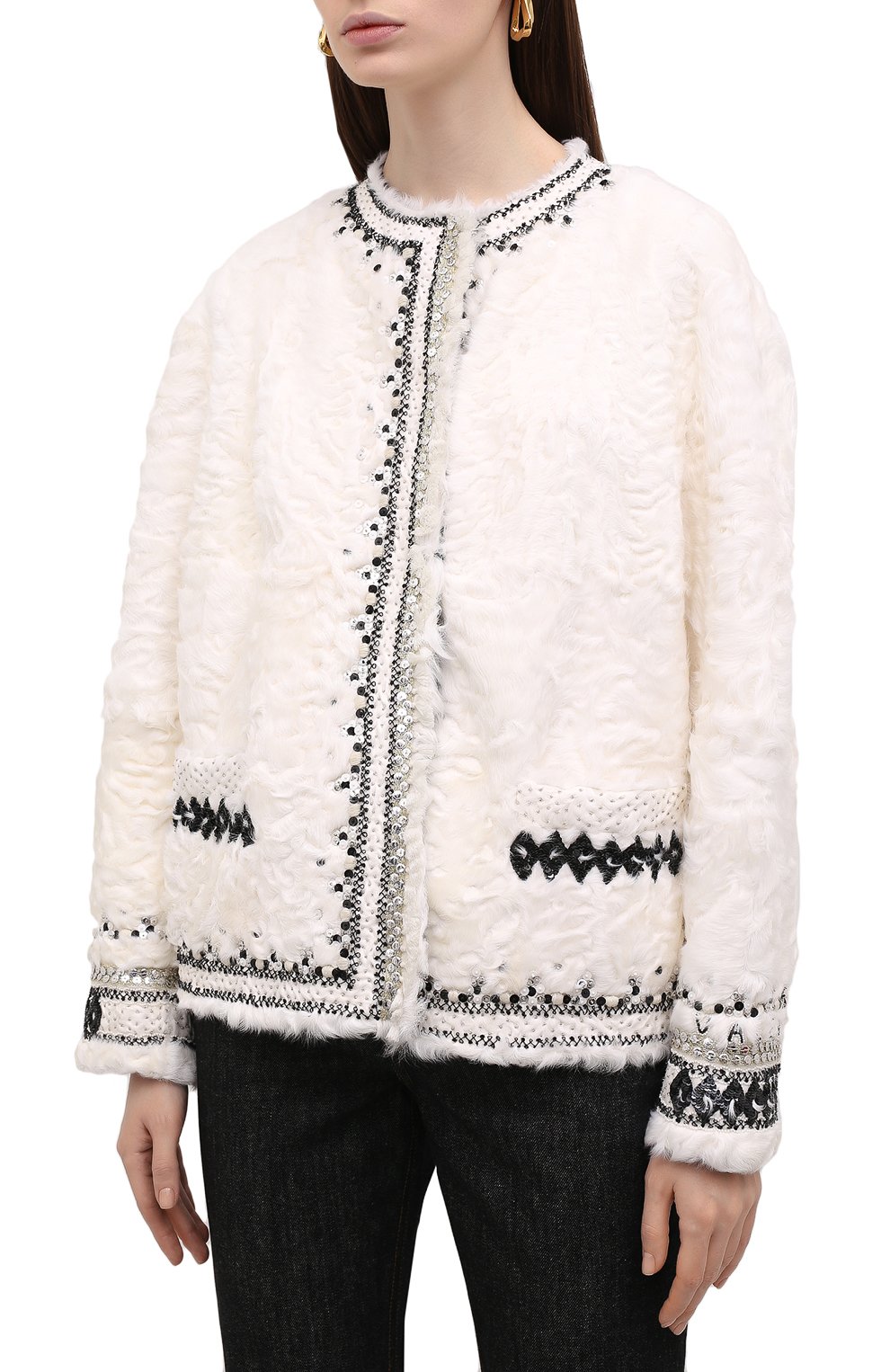 Шуба из овчины VALENTINO, арт. WF3FBP30CRF, фото 3