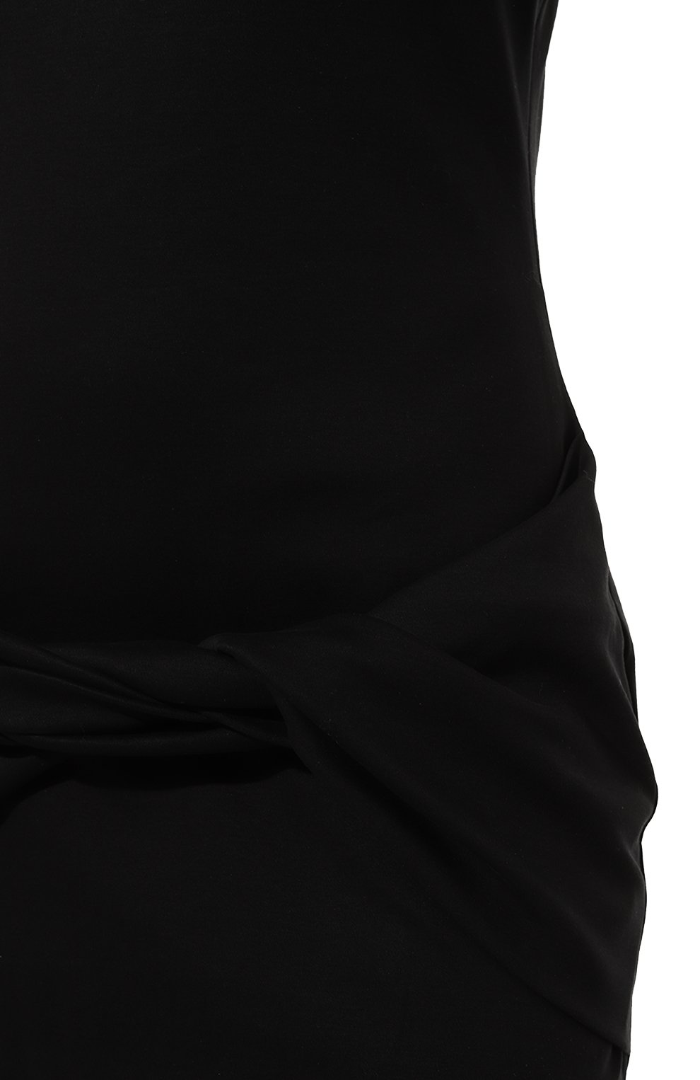 Хлопковое платье OFF-WHITE черного цвета по цене 63500 руб., арт. 0WDB514S24JER001, фото 5 Хлопковое платье OFF-WHITE, арт. 0WDB514S24JER001, фото 5