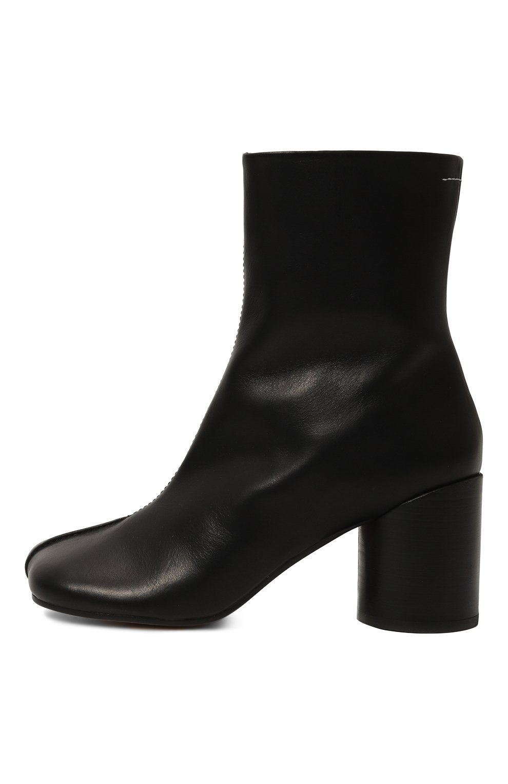 Кожаные ботильоны stitch-out MM6 черного цвета по цене 61550 руб., арт. S59WU0249/P5000, фото 4 Кожаные ботильоны stitch-out MM6, арт. S59WU0249/P5000, фото 4
