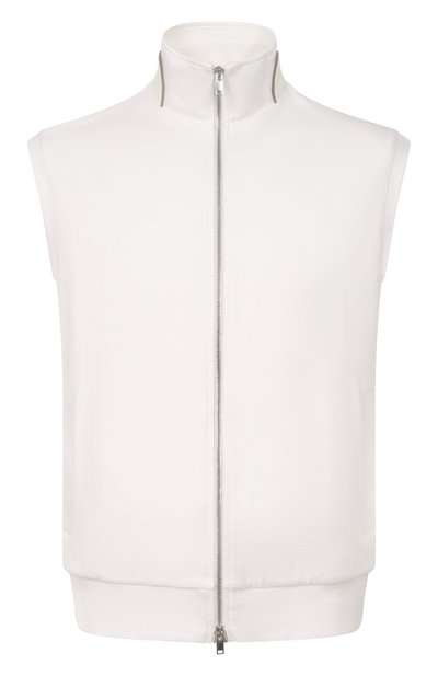 Мужской жилет из шелка и хлопка MVST, арт. M26.2PM.J005/GELS0 12335.018