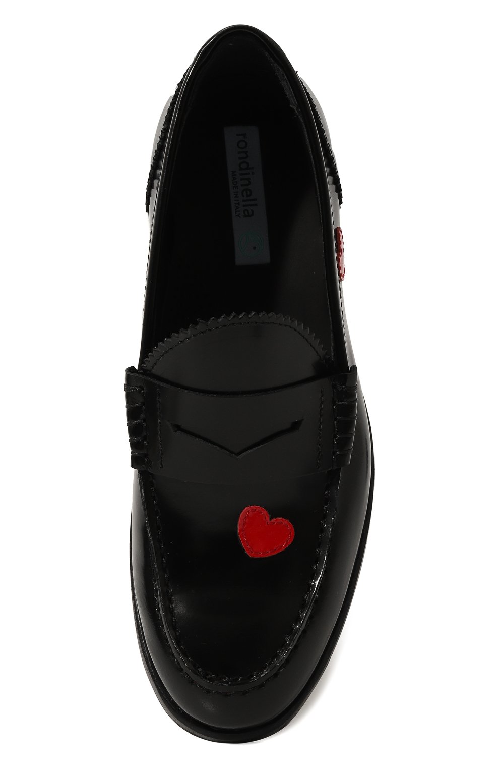 Кожаные пенни-лоферы RONDINELLA, арт. 11565-8A/34-36, фото 4