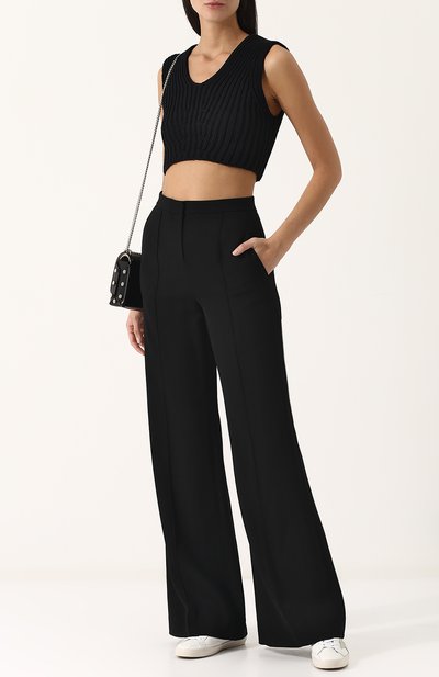 Кроп-топ из хлопка фактурной вязки ISABEL BENENATO, арт. WK14S18, фото 2