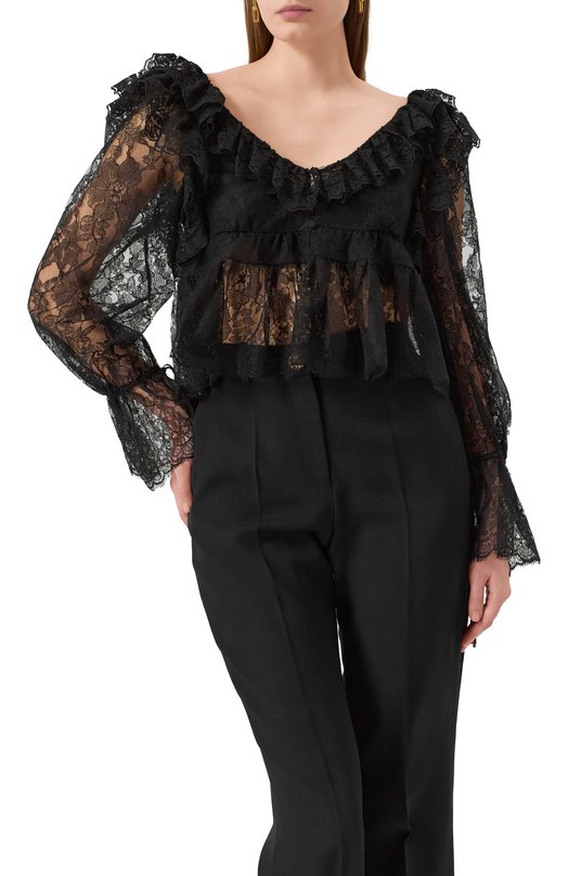 Блузка Chloé CHC25SHT15400 Чёрный  CHC25SHT15400 Фото 3