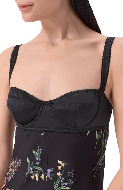 Шелковое платье DOLCE & GABBANA, арт. F60G8T/FSA8N, фото 4