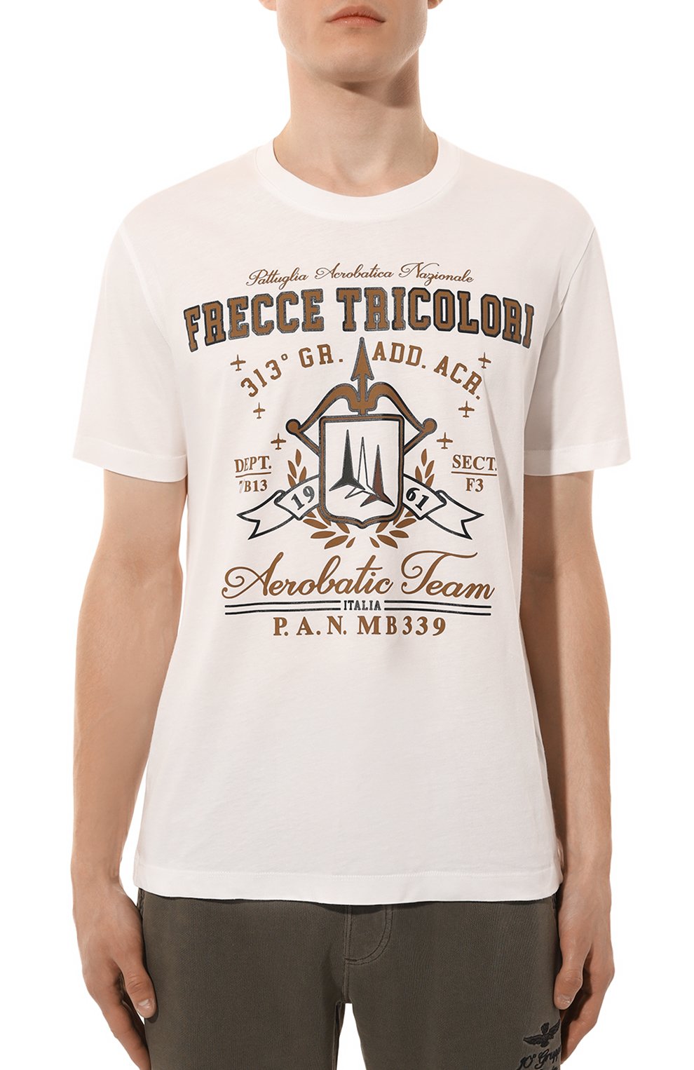 Хлопковая футболка AERONAUTICA MILITARE, арт. TS2335J634, фото 3