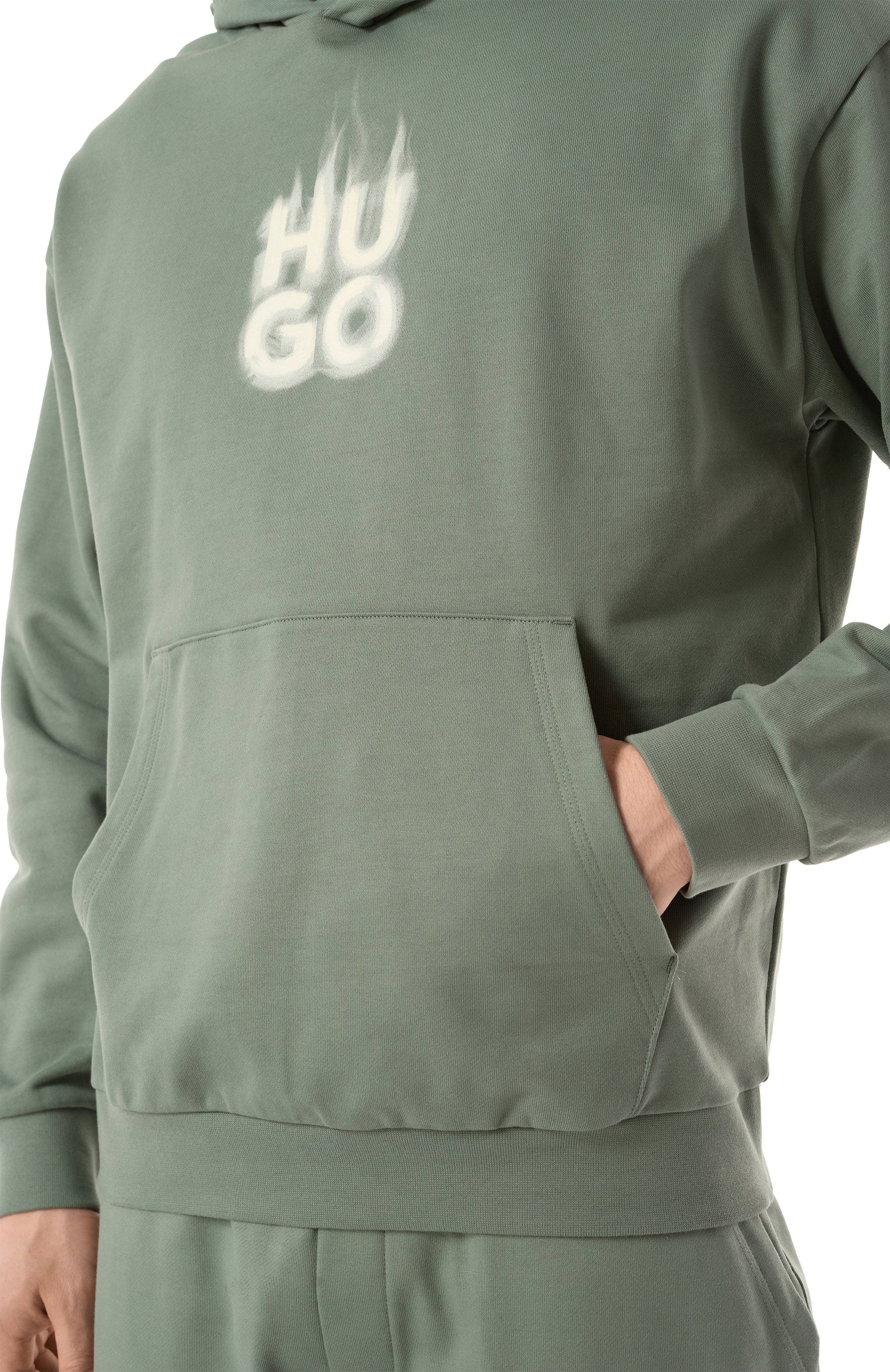 Хлопковое худи HUGO, арт. 50530428, фото 5