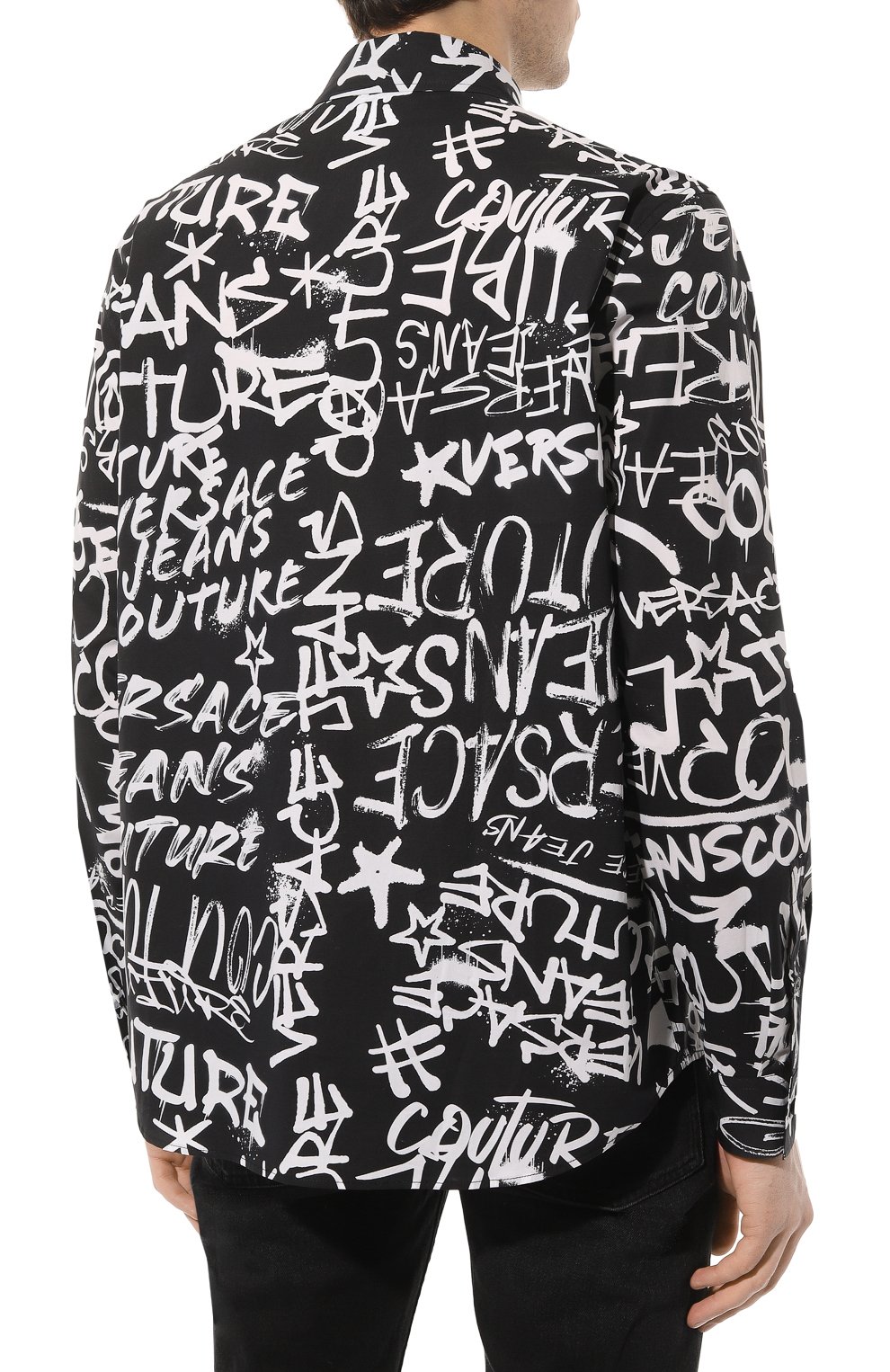 Хлопковая рубашка VERSACE JEANS COUTURE, арт. 75GAL2R0/NS301, фото 4