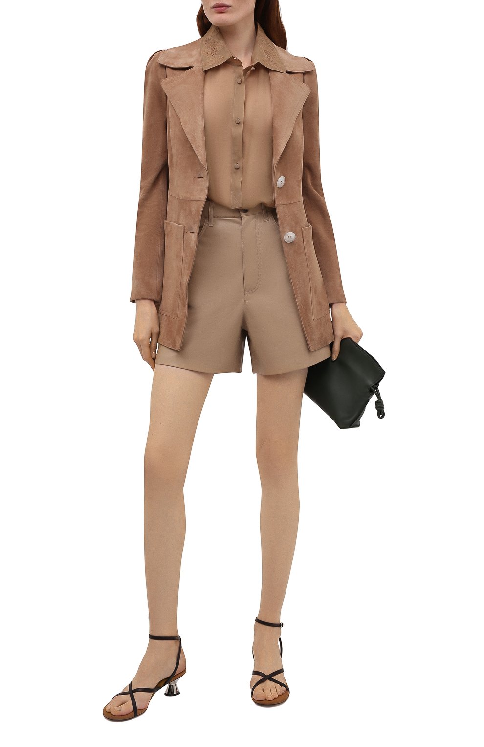 Шелковая блузка VALENTINO, арт. VB0AE5X52UP, фото 2