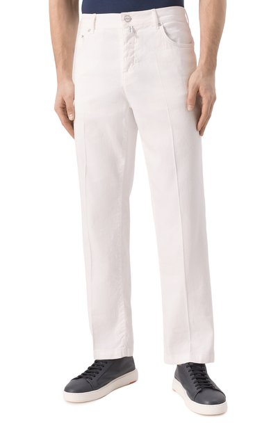 Брюки изо льна и хлопка KITON, арт. UPR005LK0603F14, фото 3