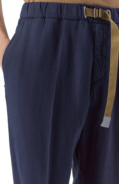 Брюки из лиоцелла и льна WHITE SAND темно-синего цвета по цене 24800 руб., арт. 26SU66/80, фото 5 Брюки из лиоцелла и льна WHITE SAND, арт. 26SU66/80, фото 5