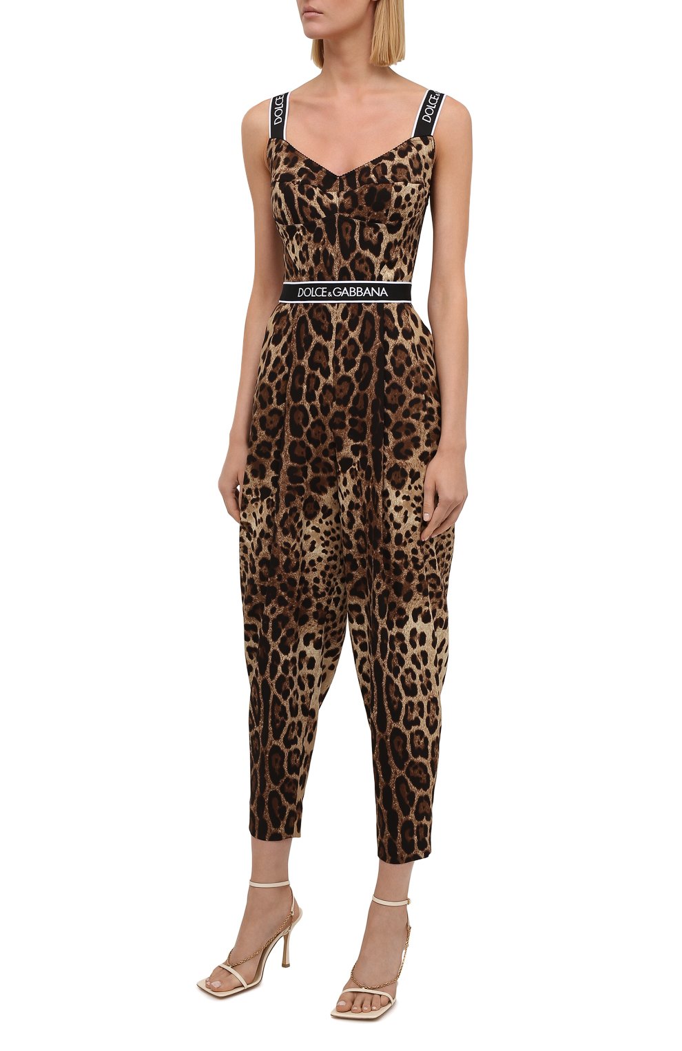 Шелковый комбинезон DOLCE & GABBANA, арт. F6R7IT/FSADD, фото 3