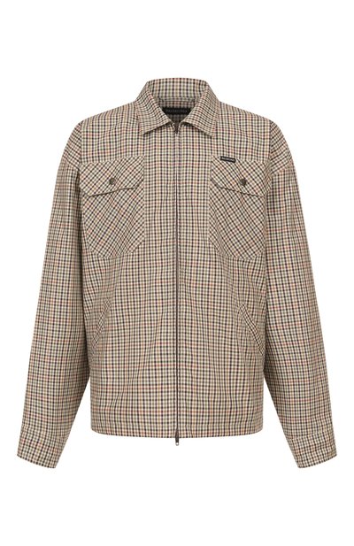 Мужская хлопковая куртка-рубашка BALENCIAGA, арт. 839191/TSM20