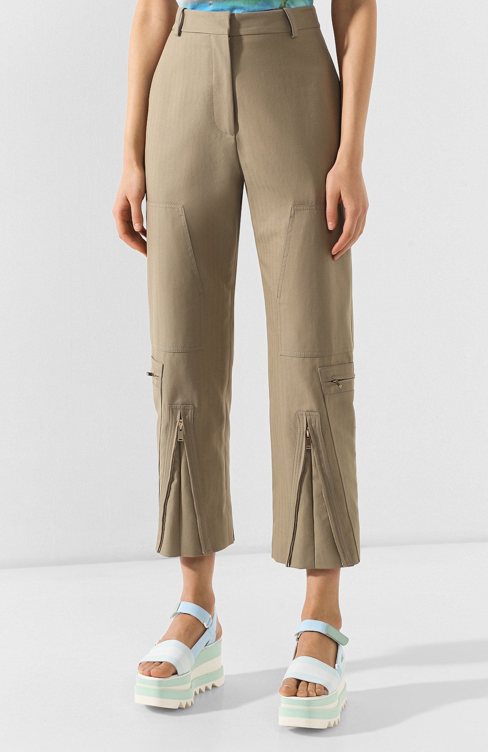 Хлопковые брюки STELLA MCCARTNEY, арт. 567050/SMB64, фото 3