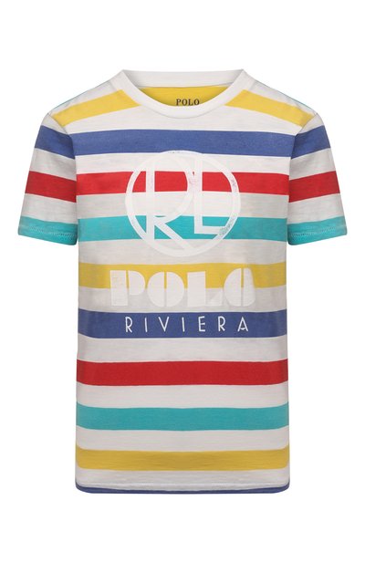 Женская хлопковая футболка POLO RALPH LAUREN, арт. 211856642