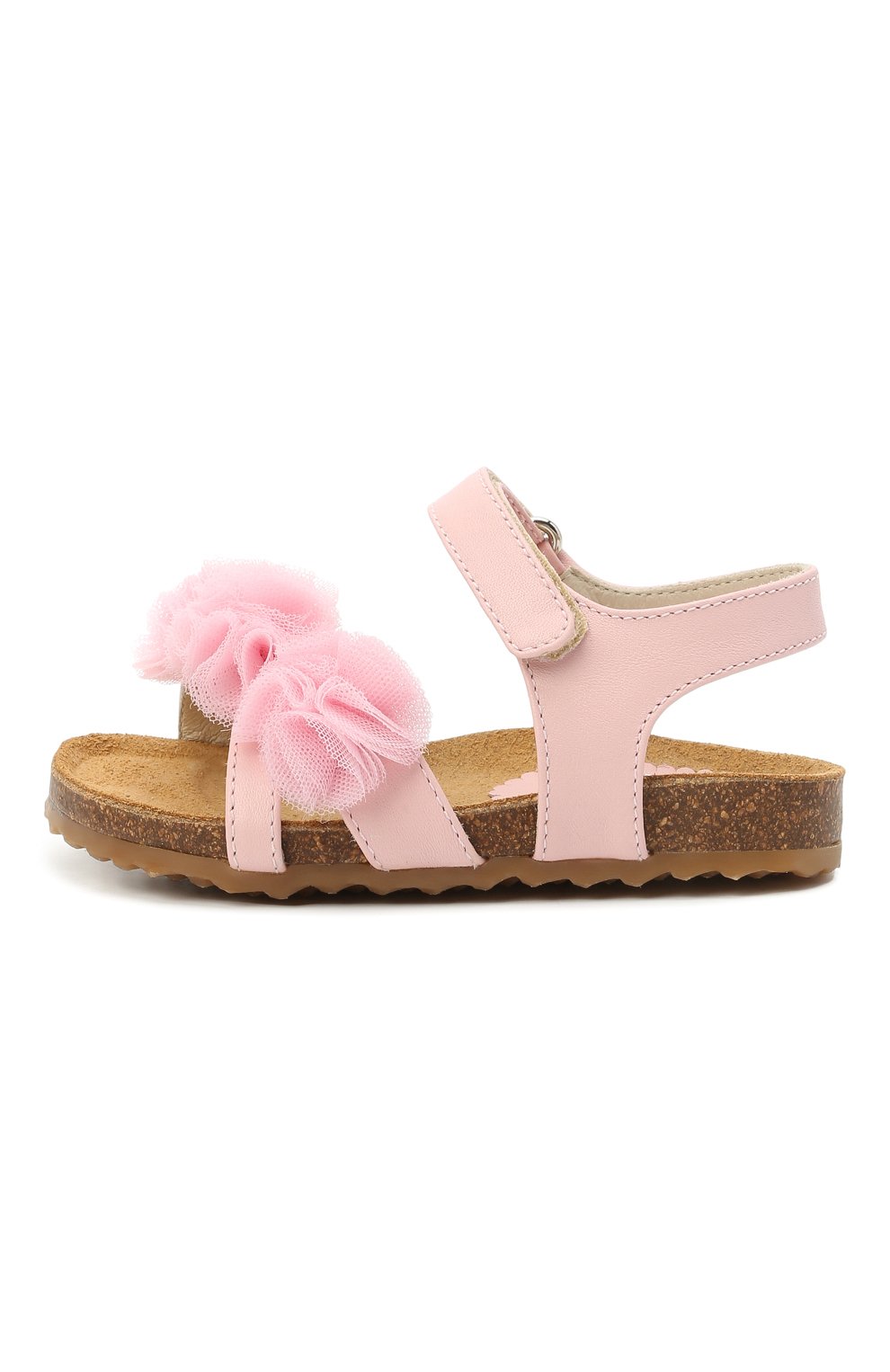 Кожаные сандалии IL GUFO розового цвета по цене 19050 руб., арт. G539/VITELL0 NAPPAC0L0RS/23-26, фото 2 Кожаные сандалии IL GUFO, арт. G539/VITELL0 NAPPAC0L0RS/23-26, фото 2