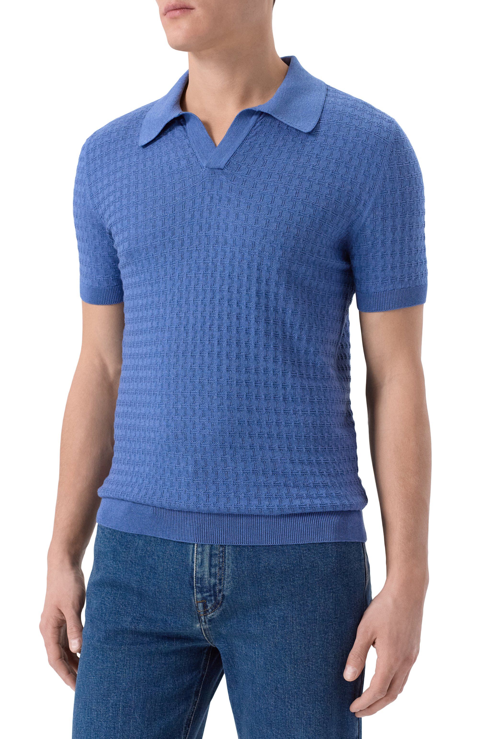 Поло из шелка и хлопка MVST, арт. MS61-650MU, фото 3