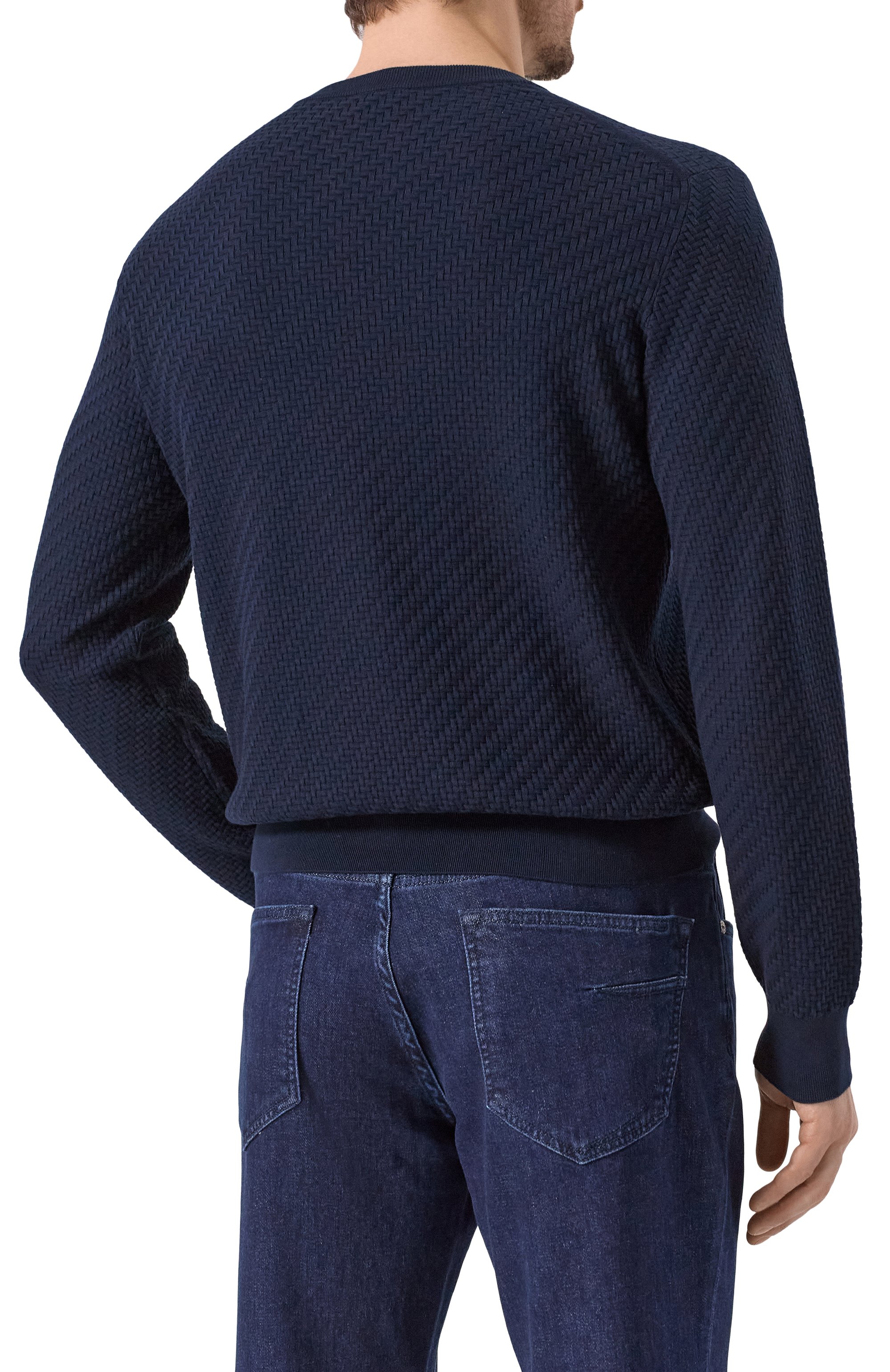 Джемпер из хлопка и шелка BRIONI, арт. UMQ90L/PAK22, фото 4