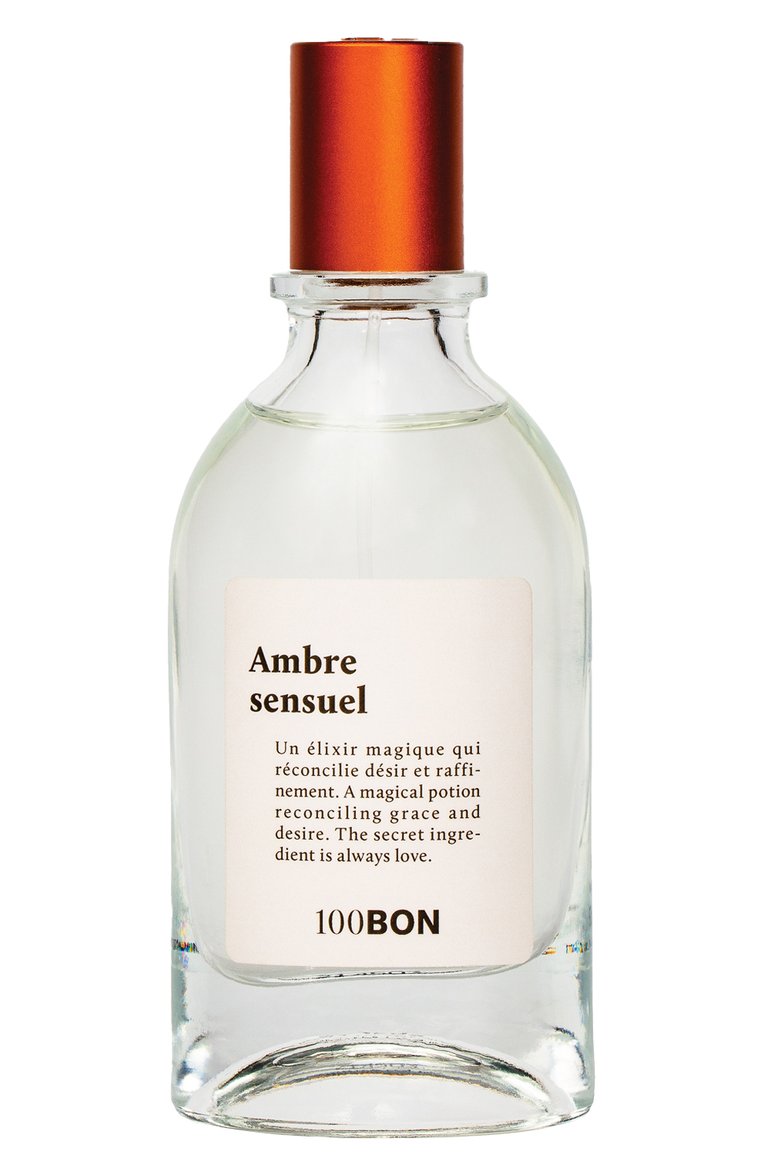 Туалетная вода ambre sensuel (50ml) 100BON бесцветного цвета, арт. 50089BON | Фото 1 (Региональные ограничения белый список (Axapta Mercury): Не проставлено; Нос: Не проставлено; Тип продукта - парфюмерия: Туалетная вода; Ограничения доставки: flammable)