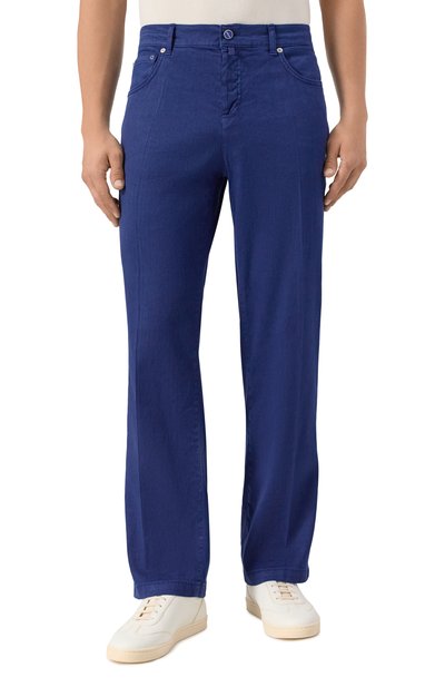 Брюки изо льна и хлопка KITON, арт. UPR005LK0603F02, фото 3