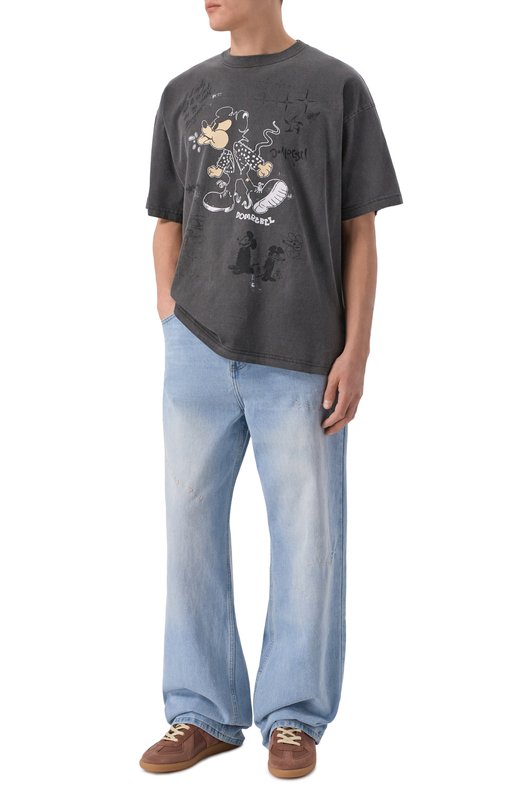 Хлопковая футболка DOMREBEL M SPIT/T-SHIRT Серый  M SPIT/T-SHIRT Фото 2