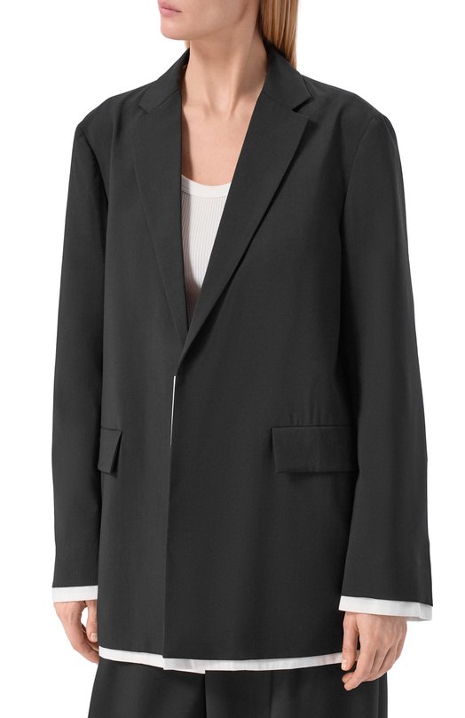 Шерстяной жакет N21 L063/3016 Чёрный  L063/3016 Фото 3