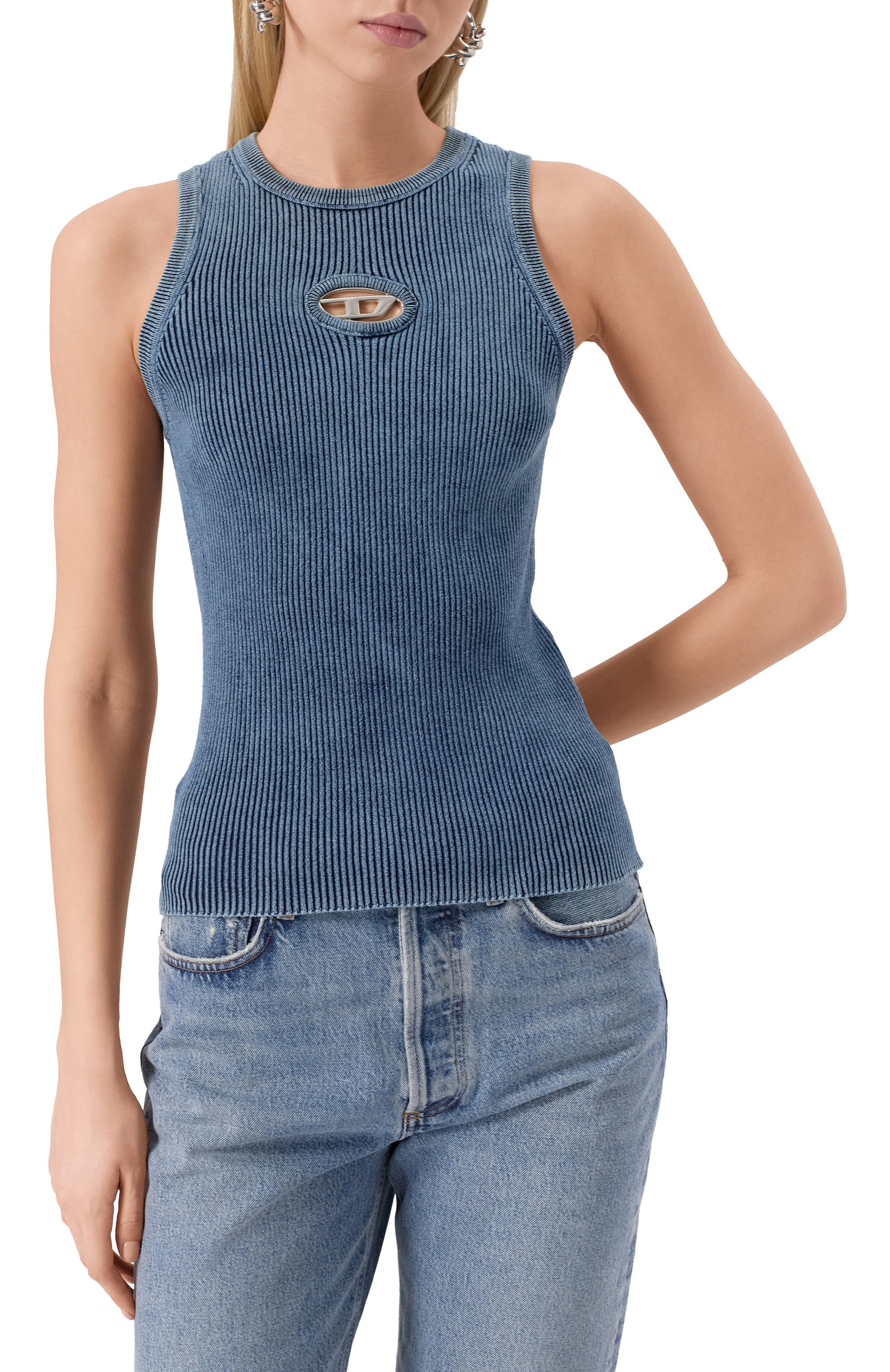 Хлопковый топ DIESEL, арт. A14817/0ANAH, фото 3