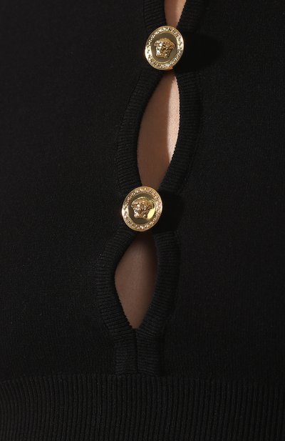 Топ VERSACE черного цвета по цене 71800 руб., арт. A83776/A230921, фото 5 Топ VERSACE, арт. A83776/A230921, фото 5