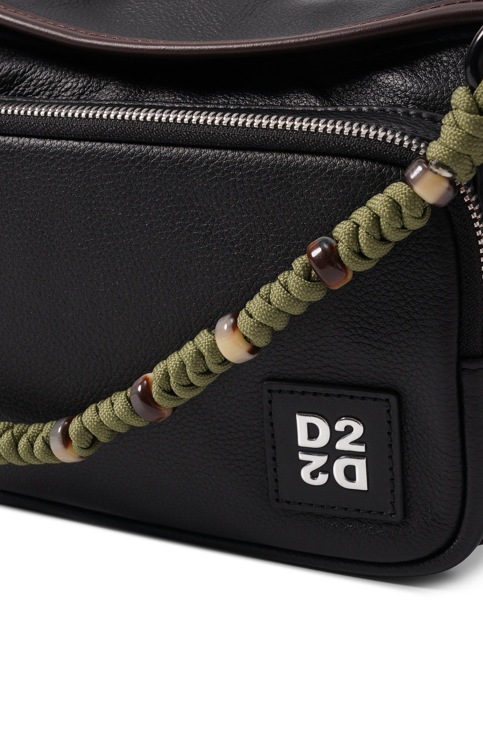 Поясная сумка d2 upside down DSQUARED2 черного цвета по цене 66550 руб., арт. BBM0082/25109053, фото 5 Поясная сумка d2 upside down DSQUARED2, арт. BBM0082/25109053, фото 5