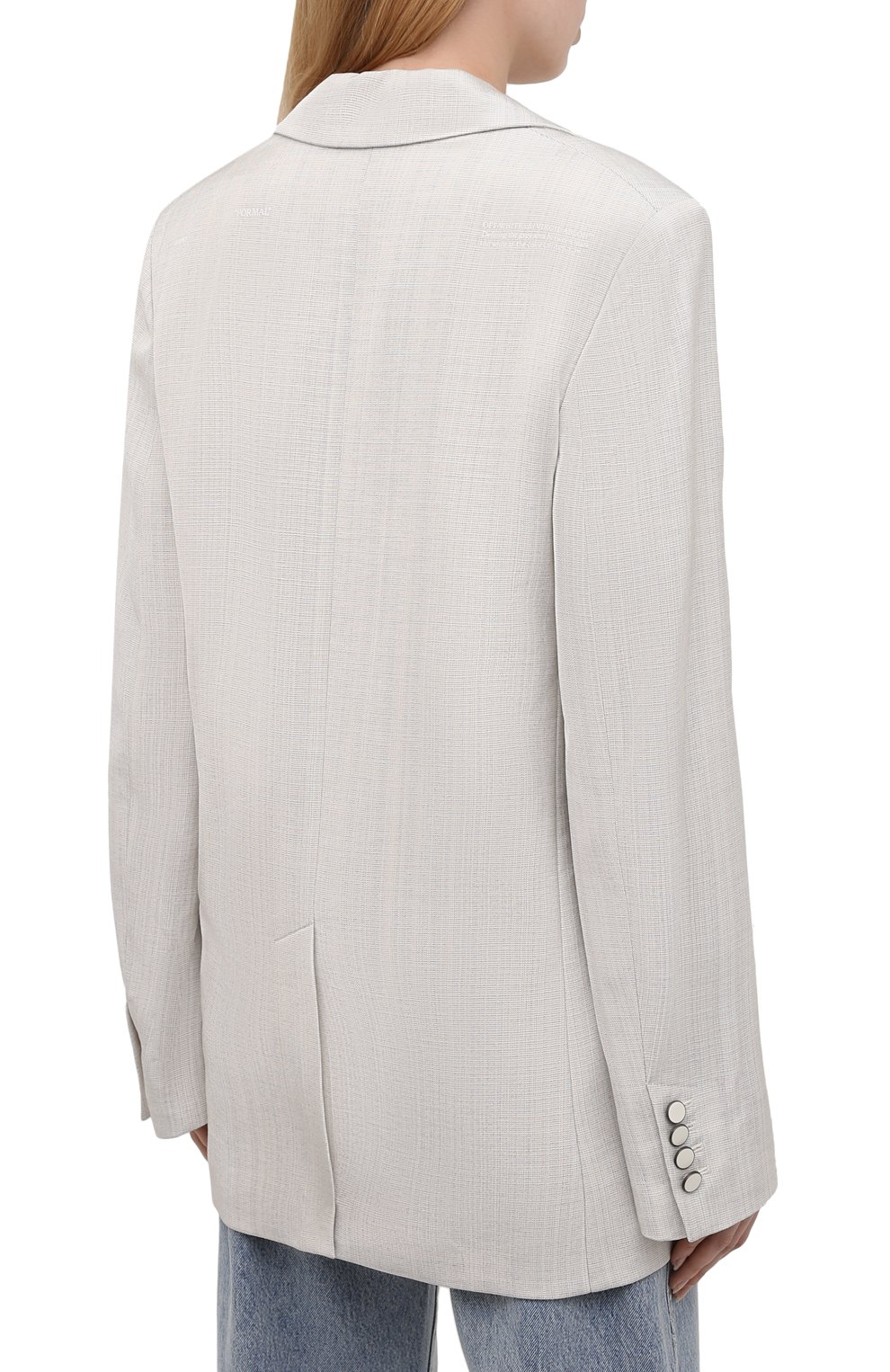 Жакет из вискозы OFF-WHITE, арт. 0WEF064R21FAB001, фото 4