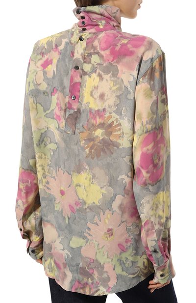 Топ из вискозы и шелка DRIES VAN NOTEN, арт. 232-010742-7189, фото 4