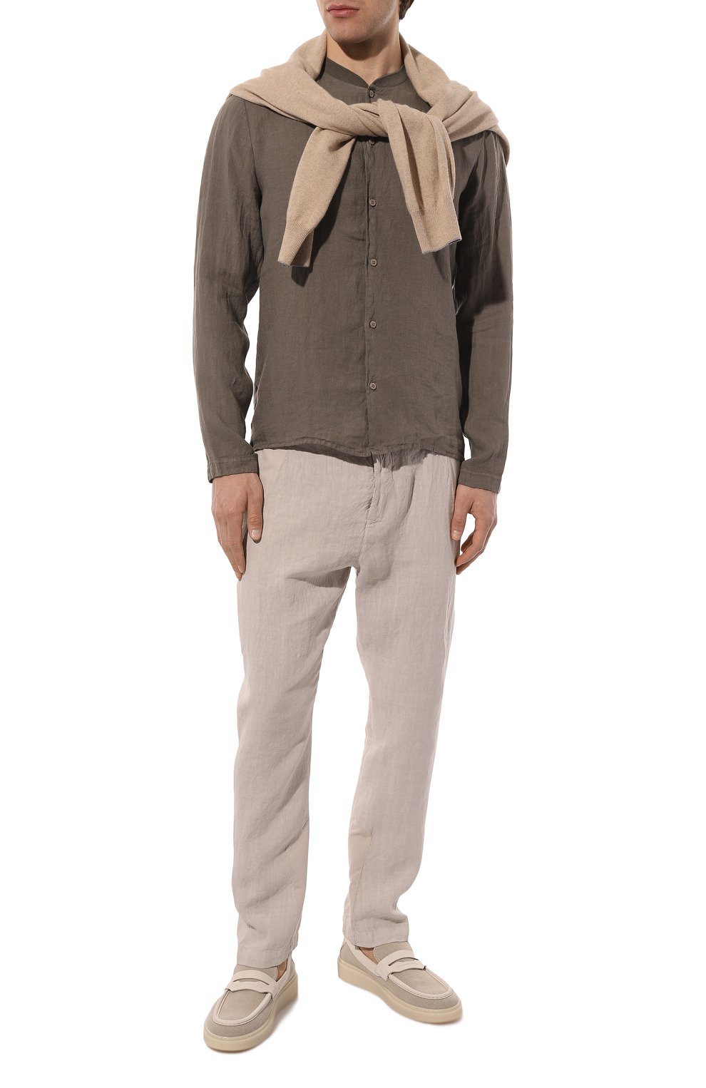 Брюки изо льна и хлопка TRANSIT, арт. CFUTRTD131, фото 2