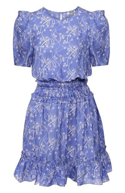 Женское платье из смеси вискозы и шелка KENZO, арт. FA52R0183521