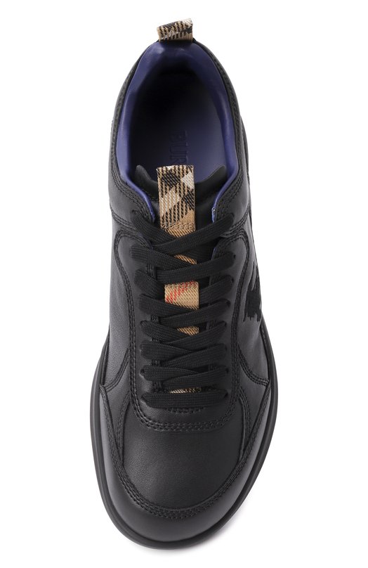 Кожаные кроссовки Matrix Burberry 8109135 Чёрный  8109135 Фото 6