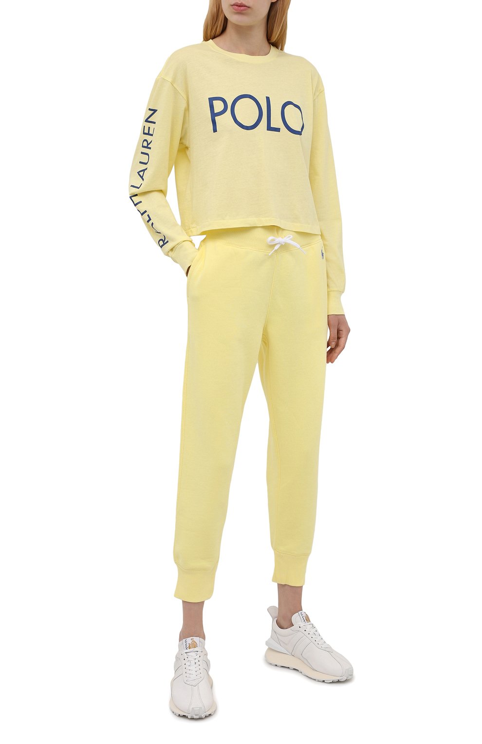Хлопковые джоггеры POLO RALPH LAUREN желтого цвета по цене 16500 руб., арт. 211794397, фото 2 Хлопковые джоггеры POLO RALPH LAUREN, арт. 211794397, фото 2